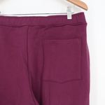 American Giant Women's Pintuck Flare Pant Size XL Made In USA Purple Photo 5