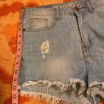 Machine ripped high rise Jean shorts Size 30 Photo 7