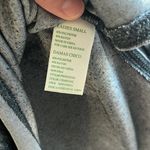 Green Tea Crushed Velvet Top Charcoal Gray Womens Shirt New Roomy Small Photo 8