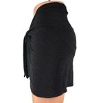Nookie  Black Tie Knot Fitted Summer Coverup Beach Swim Mini Skirt One Size Photo 1