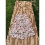 Joyous & Free Sz M Halter Dress Retro Paisley‎ Floral pink black summer spring Size M Photo 5