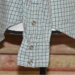 Old Navy  Plaid Pearl Snap Shirt Size M Lightweight Flannel Cowgirl Western Rodeo Photo 5