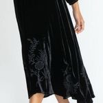 Johnny Was heavily embroidered, BIANCA VELVET MAXI DRESS NWT Photo 11