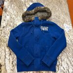 Hollister Y2K  Fur Trim Zip Up Jacket Photo 0