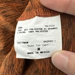 A Byer Y2K A. Byer Halter Top Beaded Heathered Orange Retro Boho Women's Medium Photo 4