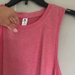VELOCITY Pink Cinched Workout Athletic Tank Top Size M Photo 4