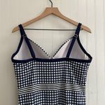 Draper James X Lands’ End Tummy Control Wrap One Piece Swimsuit Navy Size 14 Photo 5
