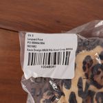 ASOS DESIGN Leopard Print Rib Knot Crop Bikini Top US 4 Brown Size 8 Photo 5