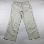 Faherty  Light Tan Poplin Relaxed Leg Ankle Pant M Photo 0