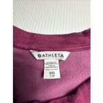 Athleta  Coaster Luxe Tie Dye Shibori Striped Pink Sweatshirt size XXS Photo 1