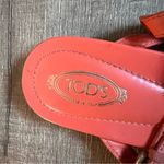 Tod's  Orange Sandals Size 39 Photo 5