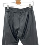 Commando  Faux Leather Joggers‎ SLG45 Black Pants Pull-On Size Small Photo 6