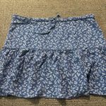 Brandy Melville Blue Floral Izzy Mini Skirt Photo 1