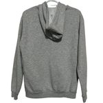 Disney Minnie Mouse Women's Gray Sweatshirt Hoodie Embroidered Bow Size L Photo 1