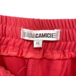 Naracamicie Italian Designer Wide Leg Drawstring Palazzo Trouser Pants Size 10 Photo 3