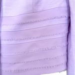 Worth Pastel Lavender Crepe Tulle Trim Jacket Blazer size 12 Photo 2
