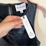 Olive & Oak ✨  Black Faux Leather Tank Top XS NWT Photo 2