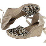 Free People Amalfi Coast Espadrille Wedge Sandals Natural Size EU 37 US 6.5 Photo 11