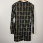 Lurking Class By Sketchy Tank Coffin Plaid Long Sleeve Mini Dress Black Size S Photo 2