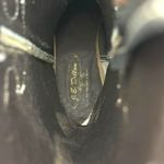 J.B. Dillon Calf Pointed Toe Black Gold Cowhide Leather Western Cowboy Boots 7.5 Photo 9