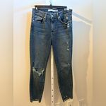 Lovers + Friends  Blue Distressed Skinny Jeans Photo 1