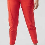 Athleta Neon Orange Trekkie North Jogger Pants Photo 0