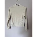 H&M  women’s square neck long sleeve white t-shirt size small Photo 1