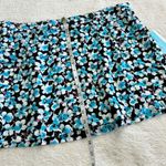 Target Future Collective Wrap Cargo Skirt Womens Size 12 Linen Blue Ditsy Floral NEW‎ Photo 9