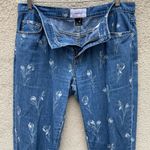 Current/Elliott Current Elliott The Fling Flower Print Jeans Crop 29 Photo 7