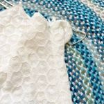 Anthropologie  Bella White Asymmetric Hem Crochet Midi Dress Cottagecore XS NWT Photo 5