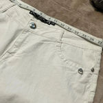 D*Klic White Jeans Size 34 inches Tall Denim Bedazzled Pockets NWT UK Photo 10