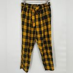 Prairie Underground Plaid Pants with Tie Belt S Yellow Photo 8