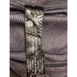 WITH Women’s Colorblock Athletic Leggings Gray Black Yellow Stripe Size Large Photo 2