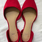 Gap New D’orsay Red Women's Casual Pointed Toes Flats Photo 0