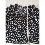 Topshop Womens Blouse Sz 4 Floral Ruffle Bohemian Boho Chic Office Work Career Photo 8