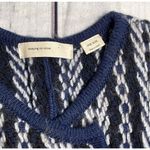 Anthropologie Sleeping On Snow Poncho Sweater With Pockets Fringe Hem Photo 3