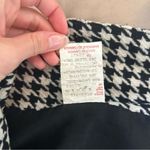 Vintage Black and White Houndstooth Coat Size M Photo 3
