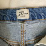 J.Crew  Blue Jean Shorts High-Waisted Frayed Hem Photo 3