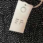 Habitat  black and white polka dot long sleeve dress Size Small   style 33889 Photo 5