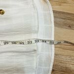 Very J  white collard button up dress size small Photo 4