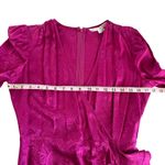 Veronica Beard Weiss Magenta Pink Wrap Silk Blend Jacquard Midi Dress Size 6 NWT Photo 4