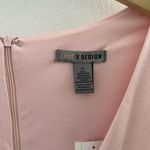 Love by Design LOVE X DESIGN Pink Long Sleeve VNeck Wrap Design Bodycon Dress Extra Large Photo 3