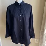 Anthropologie  Oversized Long Tail Collared Button Down Shirt Photo 1