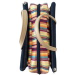 Bath & Body Works Multicolor Striped Toiletries Makeup Travel Tote 11” Photo 2