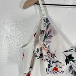 By & By Floral Print Maxi Dress Ruffle Cold Shoulder White Casual Size 15 Summer Photo 8