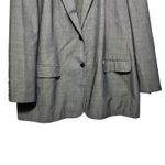 Ralph Lauren Lauren Womens Blazer 20W Gray Tailored Two Button Stretch Officewear Career Chic Photo 2