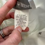 David's Bridal  Women's Strapless Bridesmaid Summer Dress White Green Floral 6 Photo 10