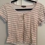 London Rag Women crop top Short sleeve top size L Pink Size L Photo 1