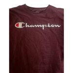 Champion Maroon Medium Authentic Athletic Wear Tee Shirt Photo 3