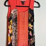 Citron silk patchwork patterned maxi dress Orange Size XS Photo 1